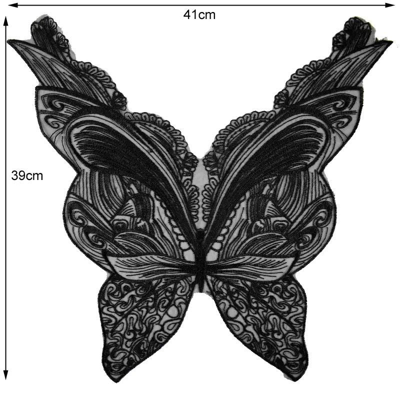 LACE BUTTERFLY APPLIQUE