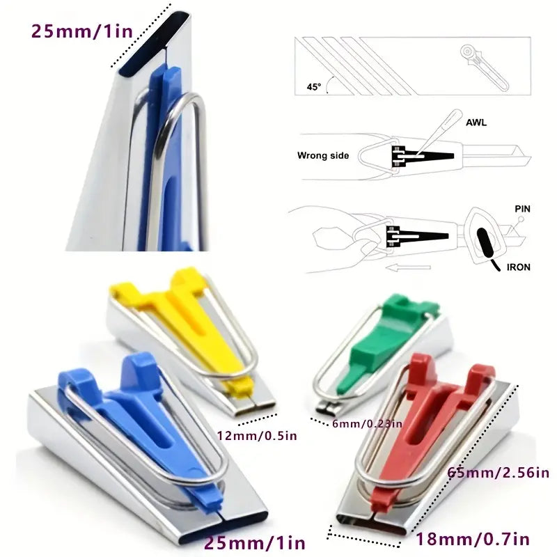 BIAS TAPE MAKER SET OF 4