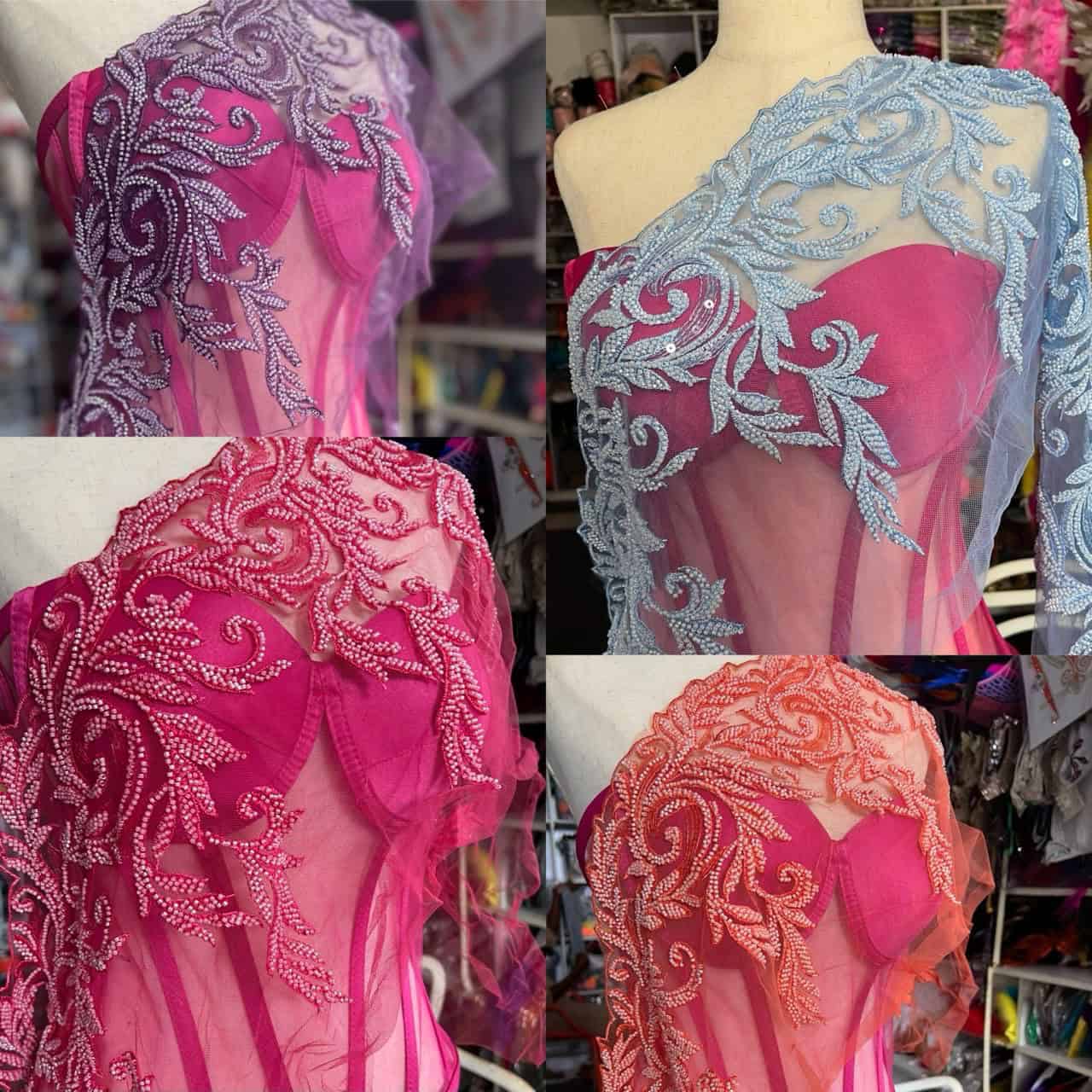 BEADED BIG LACE TRIMMING