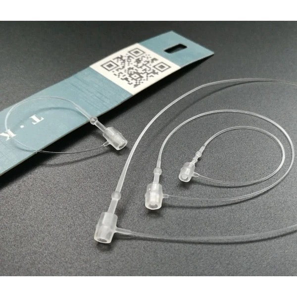 PLASTIC LOOP PINS FASTENER TAG SNAP LOCK PLASTIC LOOP CLOTHING TAG ROPE