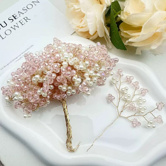 COPPER WIRE PEARL APPLIQUE