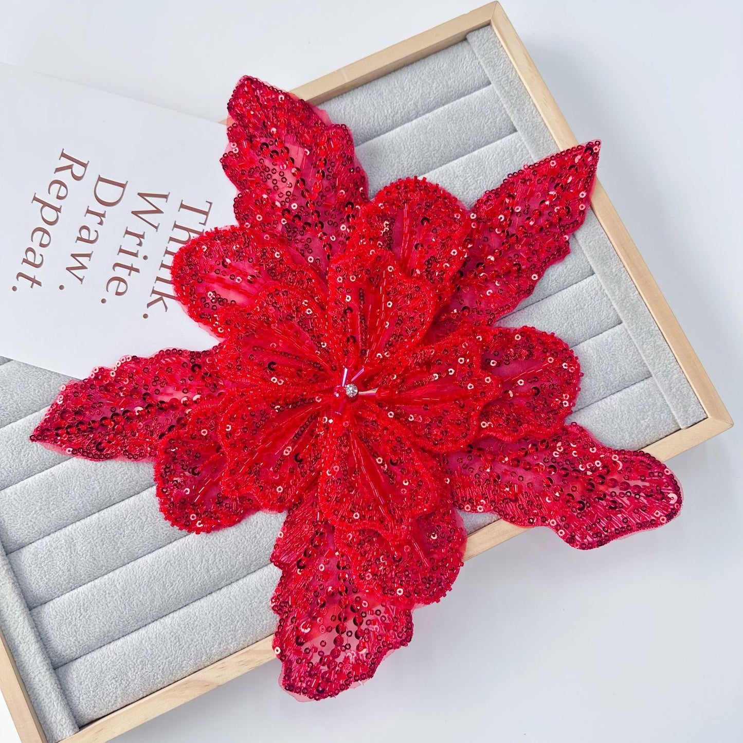 STARSTUD BEADED APPLIQUE