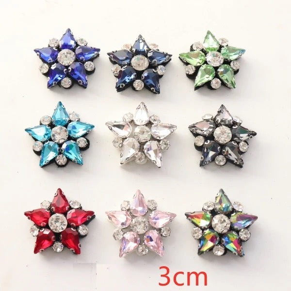 STAR RHINESTONE APPLIQUE PATCH