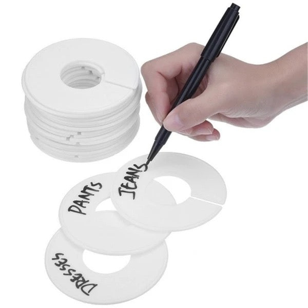 CLOSET HANGER DIVIDERS/ORGANIZER, HANGER SEPARATOR DIVIDED CLOTHING SET OF 5 PIECES