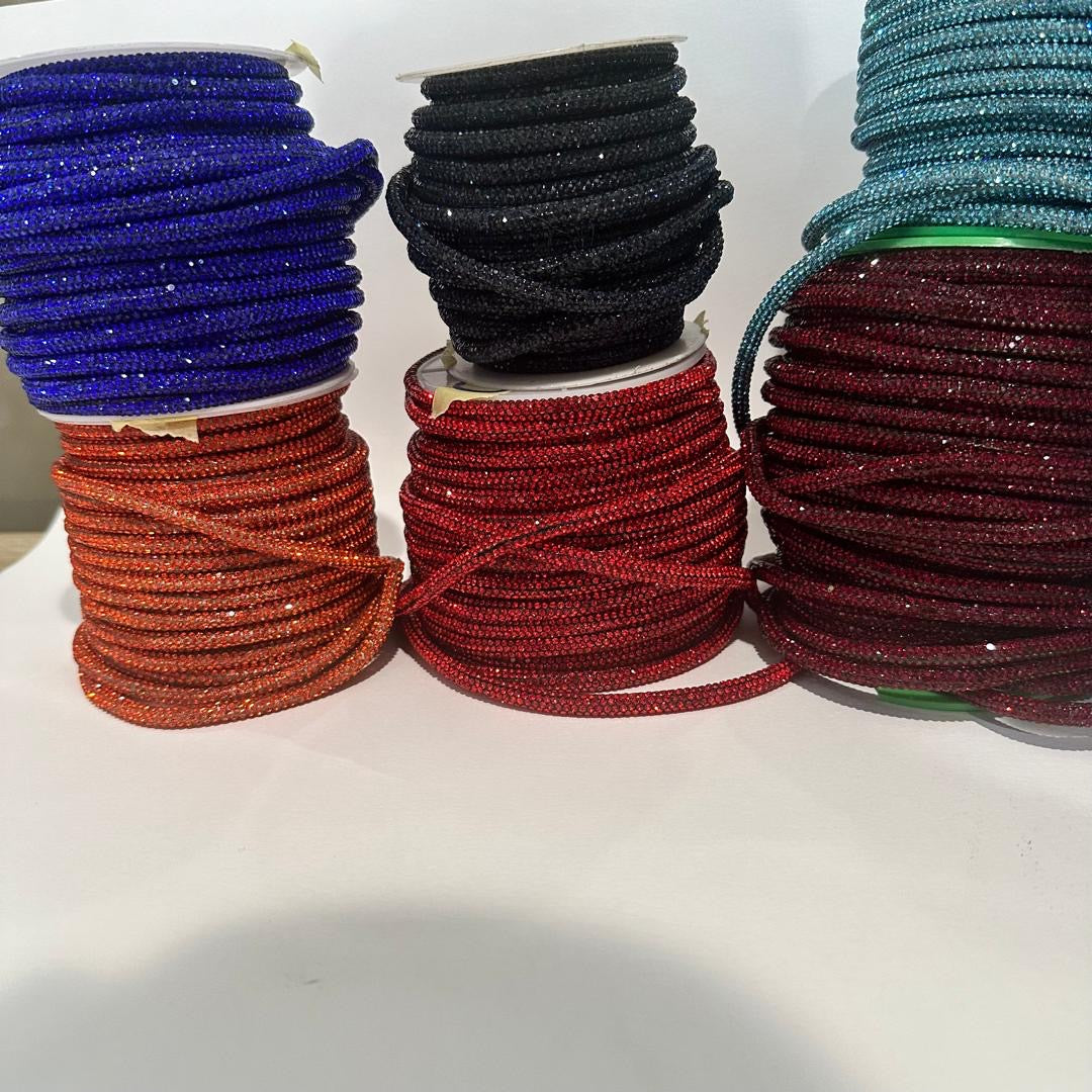 RHINESTONE CORD TRIMMING