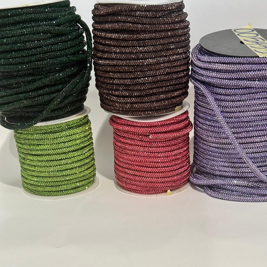RHINESTONE CORD TRIMMING