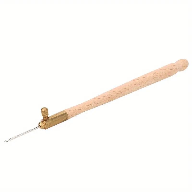 TAMBOUR HOOK WITH 3 NEEDLES (70 90-100) EMBROIDERY BEADING NEEDLE TOOLS SEQUIN BEADS NEEDLE SET CROCHET TOOL KIT