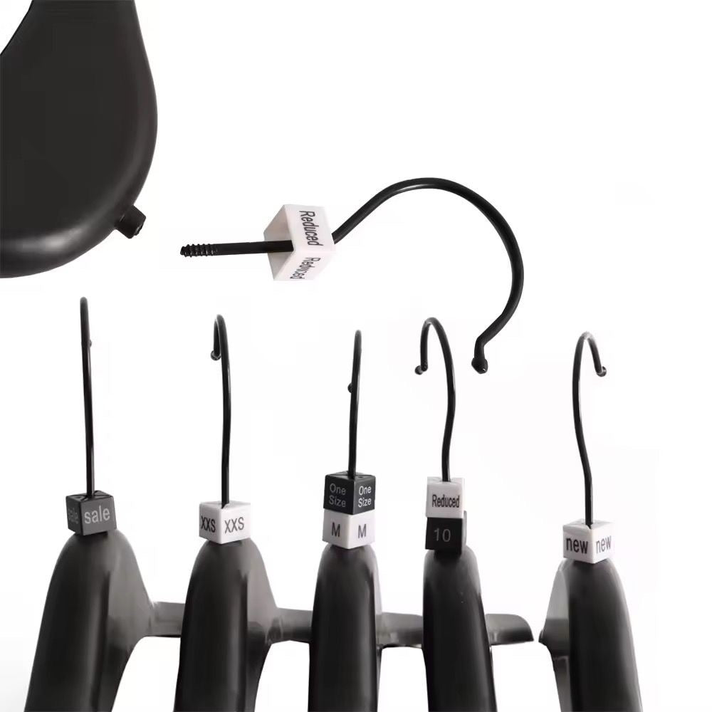 PLASTIC HANGER SIZE TAGS