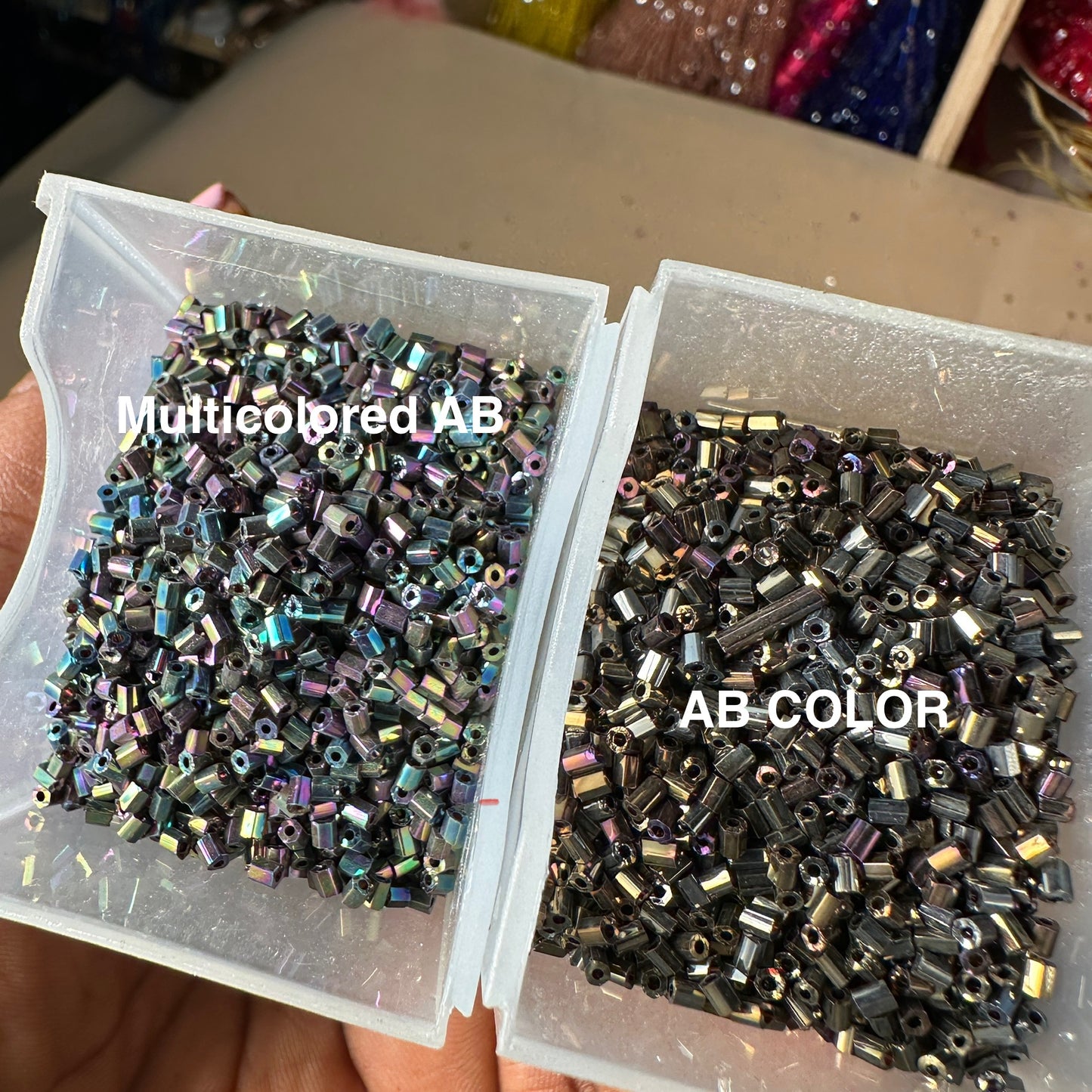 SHORT RICE BEAD BROKEN BEADS