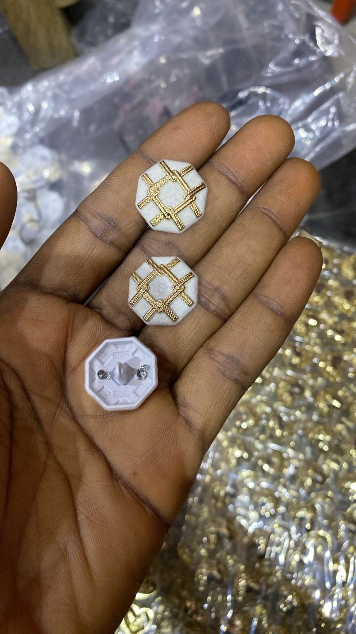 NAUTICAL METAL BUTTON