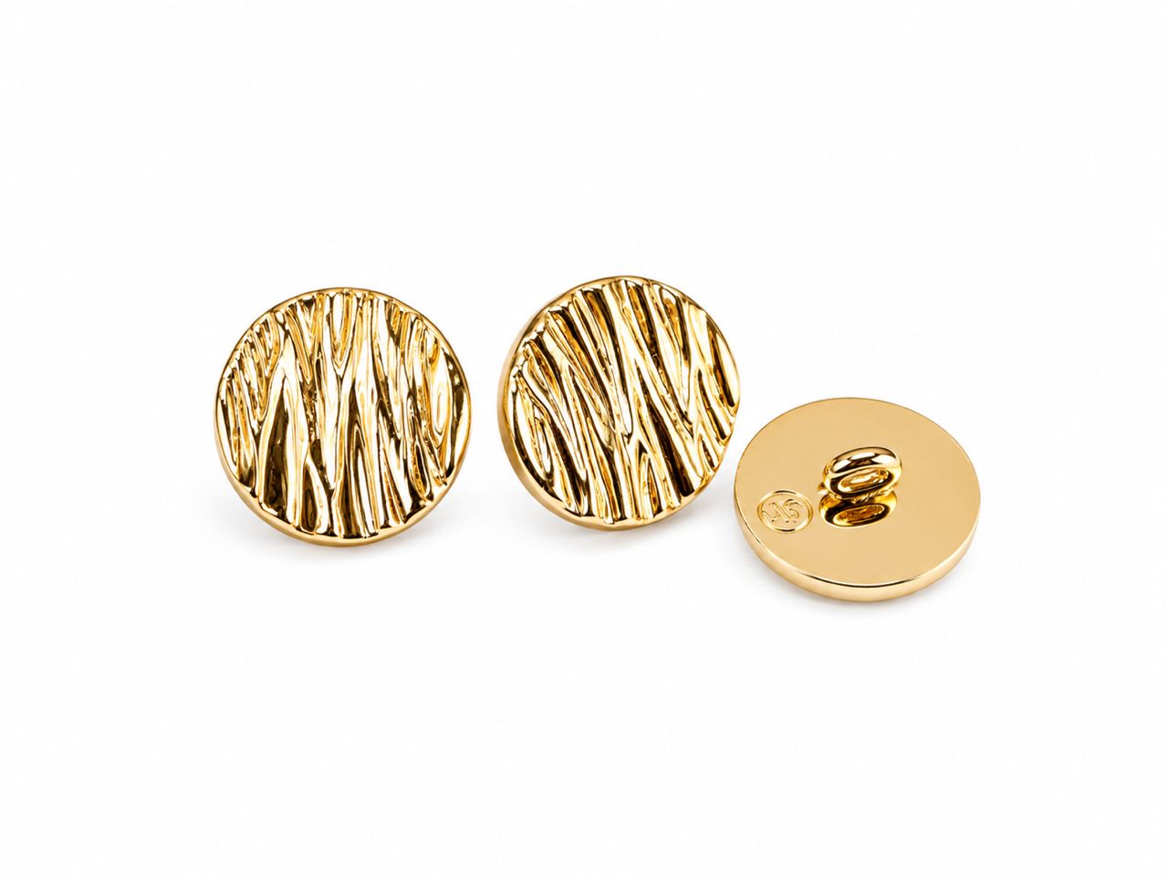 FLOW LINE BUTTON GOLD