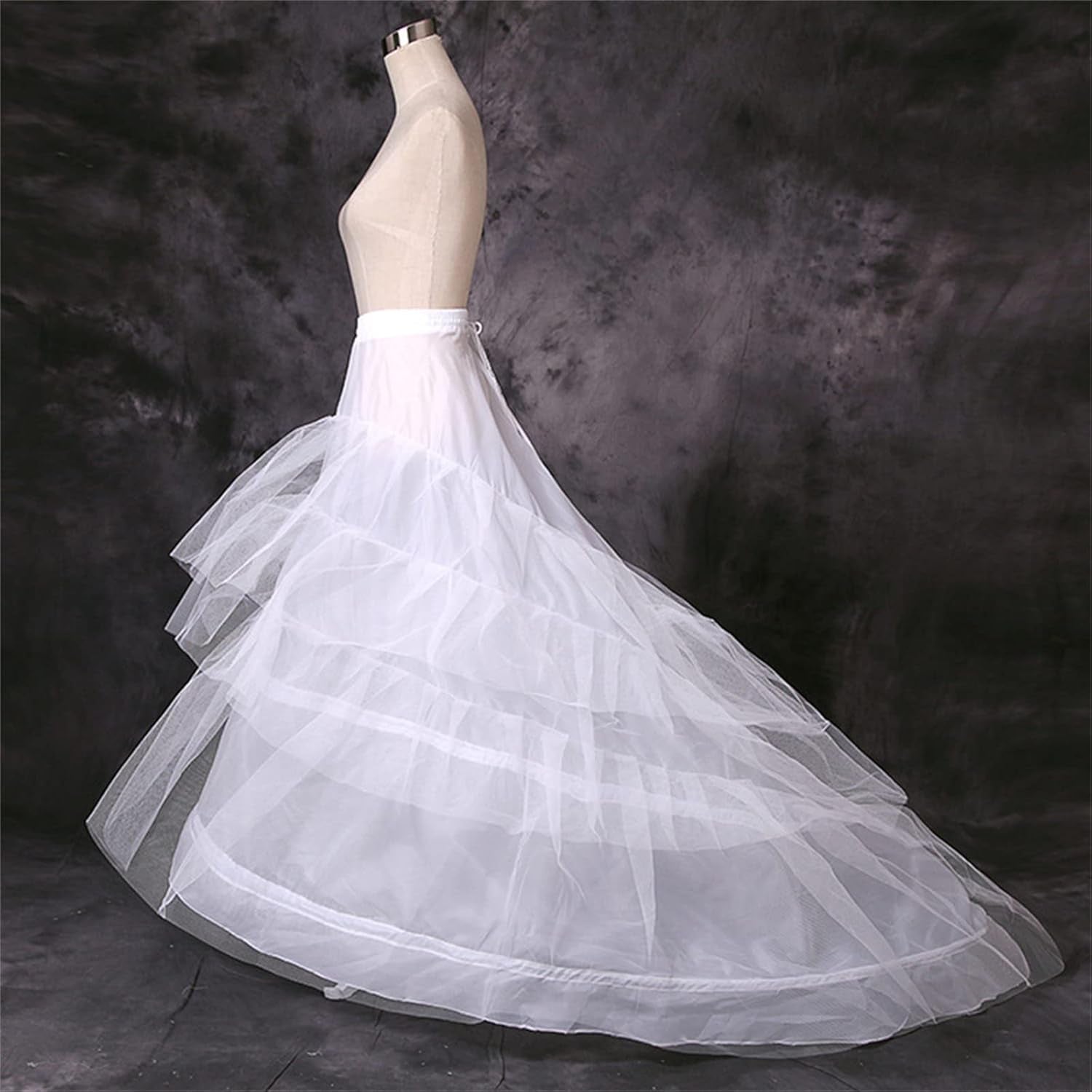 Petticoat with Tail Trumpet Mermaid Fishtail Petticoat Crinoline Underskirt for Floor Length Wedding Dress Ball Gown Petticoat with Tail Trumpet Mermaid Fishtail Petticoat Crinoline Underskirt for Floor Length Wedding Dress Ball Gown