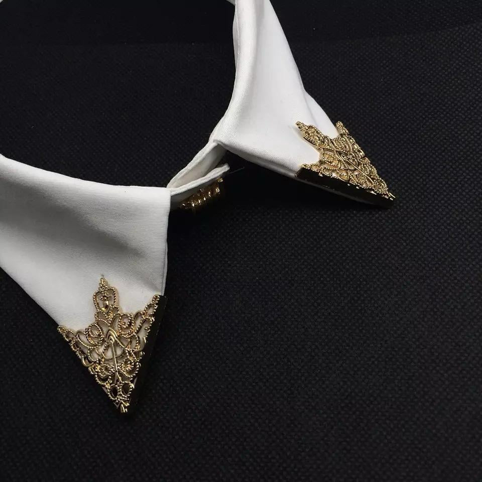SPADE SHAPE BROOCH PIN COLLAR BROOCH VINTAGE PIN