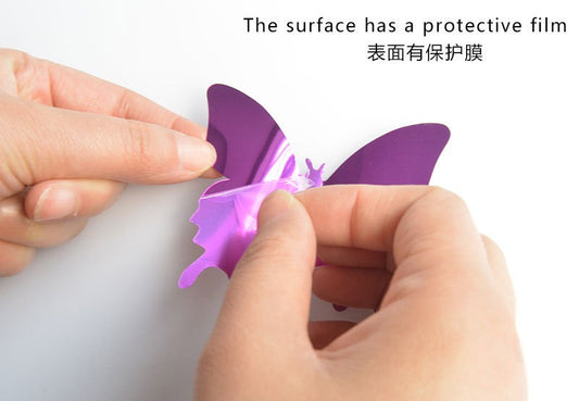 3D MIRROR SEQUIN BUTTERFLY