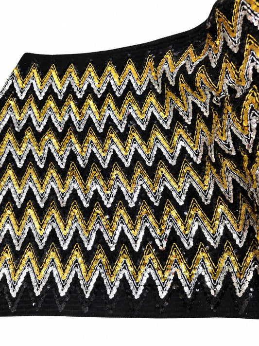 STRECH SEQUIN FABRIC 24 INCHES