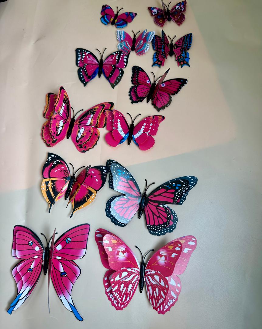 DOUBLE 3D MAGIC BUTTERFLY