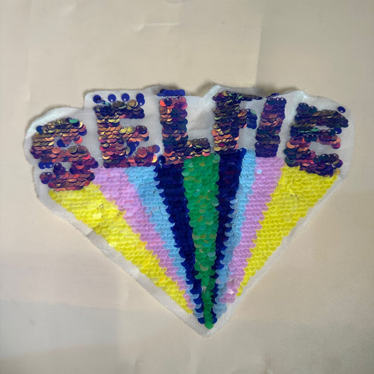 SELFIE SEQUIN APPLIQUE
