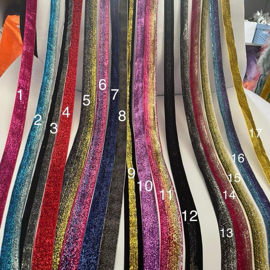 GLITTERING VELVET RIBBON