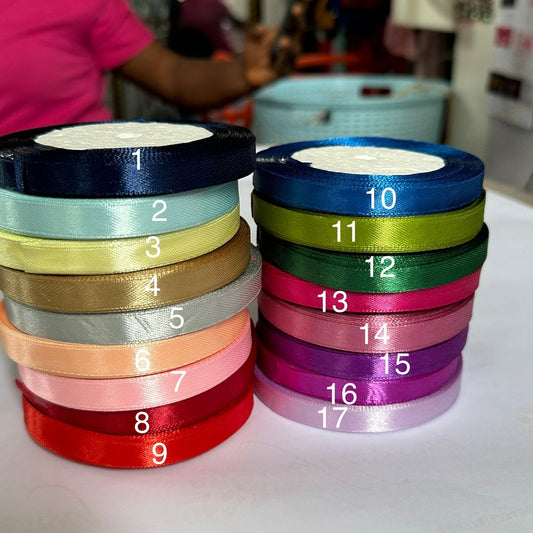 CRAFT SATIN RIBBON 1CM