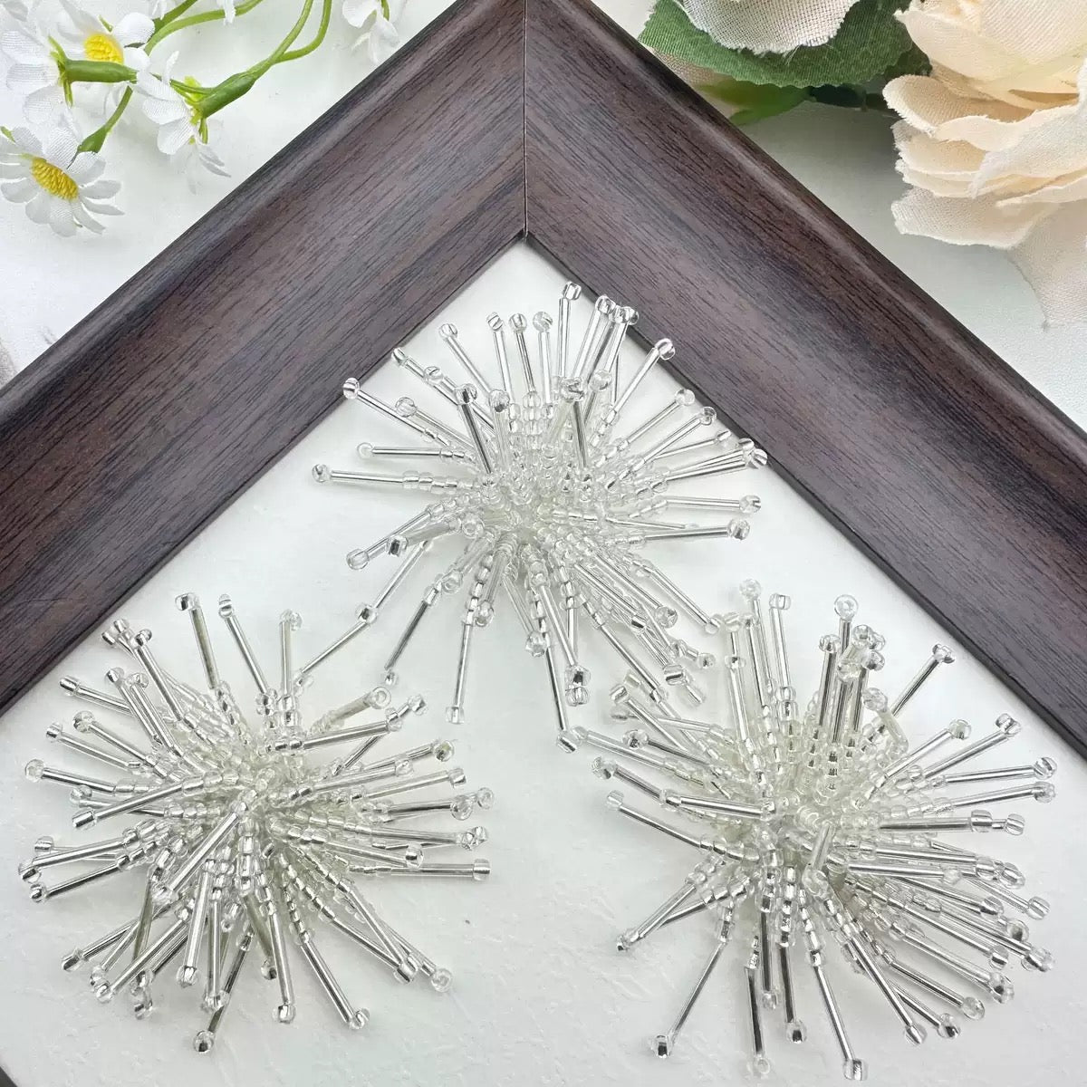 SUNBURST BEAD APPLIQUE