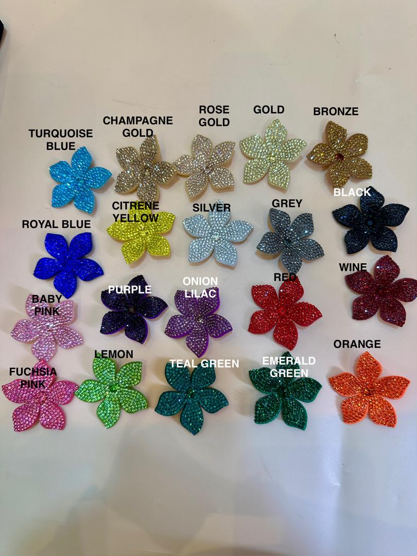 PETAL STAR RHINESTONE FLOWER