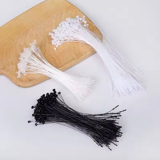 PLASTIC LOOP PINS FASTENER TAG SNAP LOCK PLASTIC LOOP CLOTHING TAG ROPE
