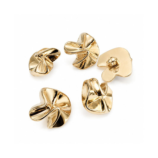 TWIST BUTTON GOLD
