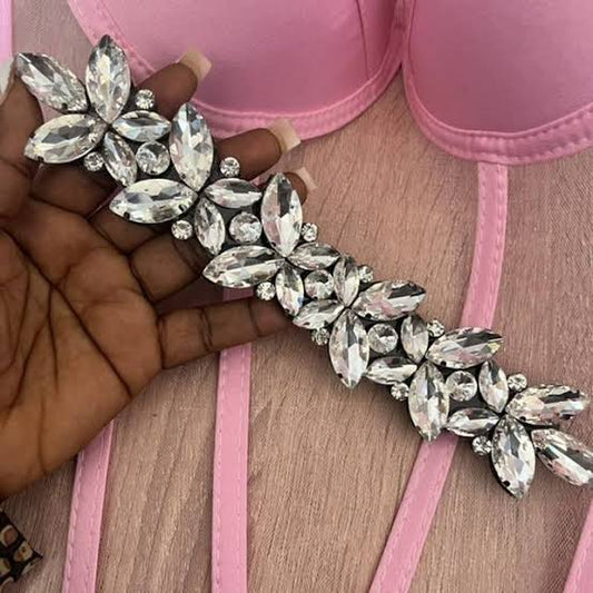 RHINESTONE REAL CRYSTAL BELT