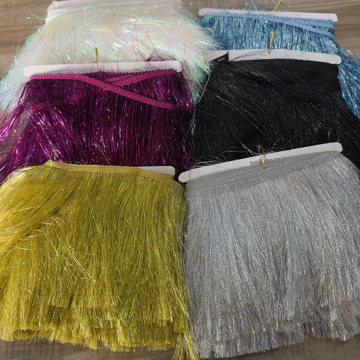 SHINY FRINGE 15CM