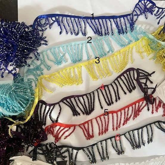 CRYSTAL FRINGE SHORT LENGTH