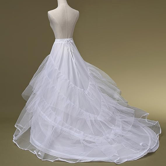 PETTICOAT WITH TAIL TRUMPET MERMAID FISHTAIL PETTICOAT CRINOLINE UNDERSKIRT FOR FLOOR LENGTH WEDDING DRESS BALL GOWN