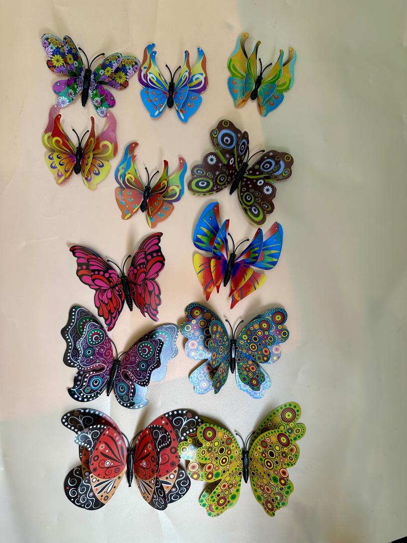 DOUBLE 3D MAGIC BUTTERFLY