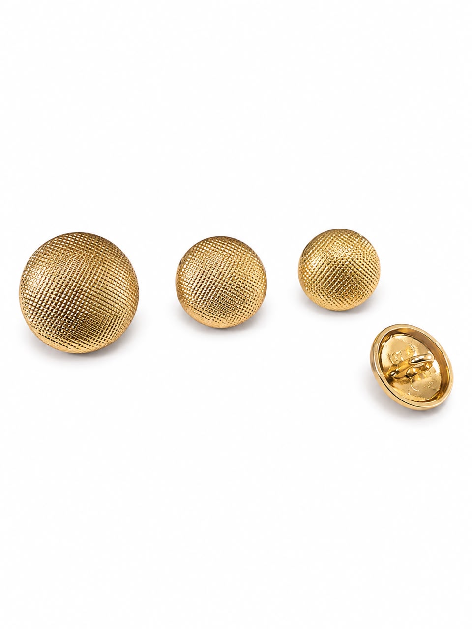 GRAIN METAL BUTTON GOLD