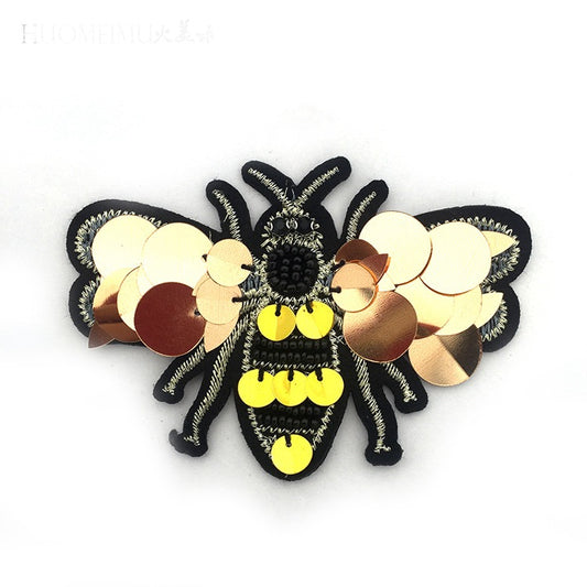 SEQUINNED BEE APPLIQUE