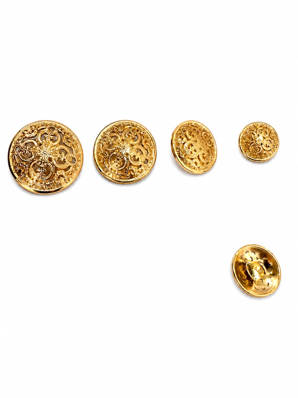 IMPERIAL METAL BUTTON GOLD