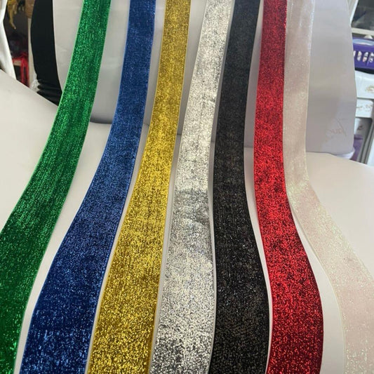 GLITTERING SHINY RIBBON 1.5 INCH