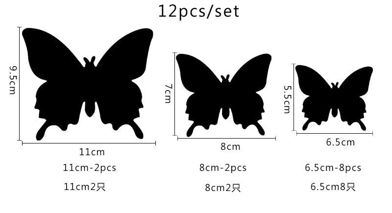 3D MIRROR SEQUIN BUTTERFLY