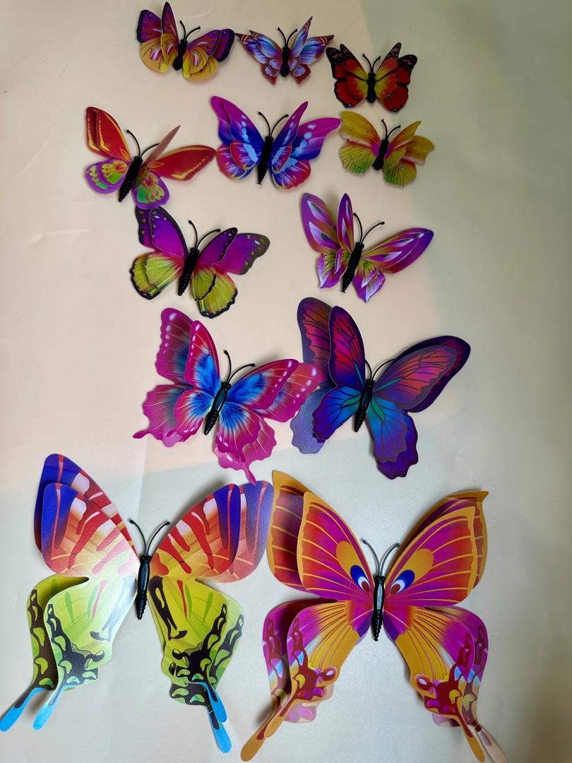DOUBLE 3D MAGIC BUTTERFLY