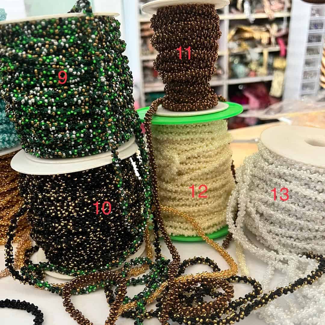 BEADED ROPE TRIMMING