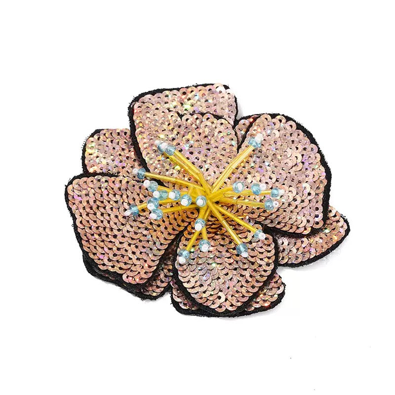 SEQUIN BLOSSOM APPLIQUE