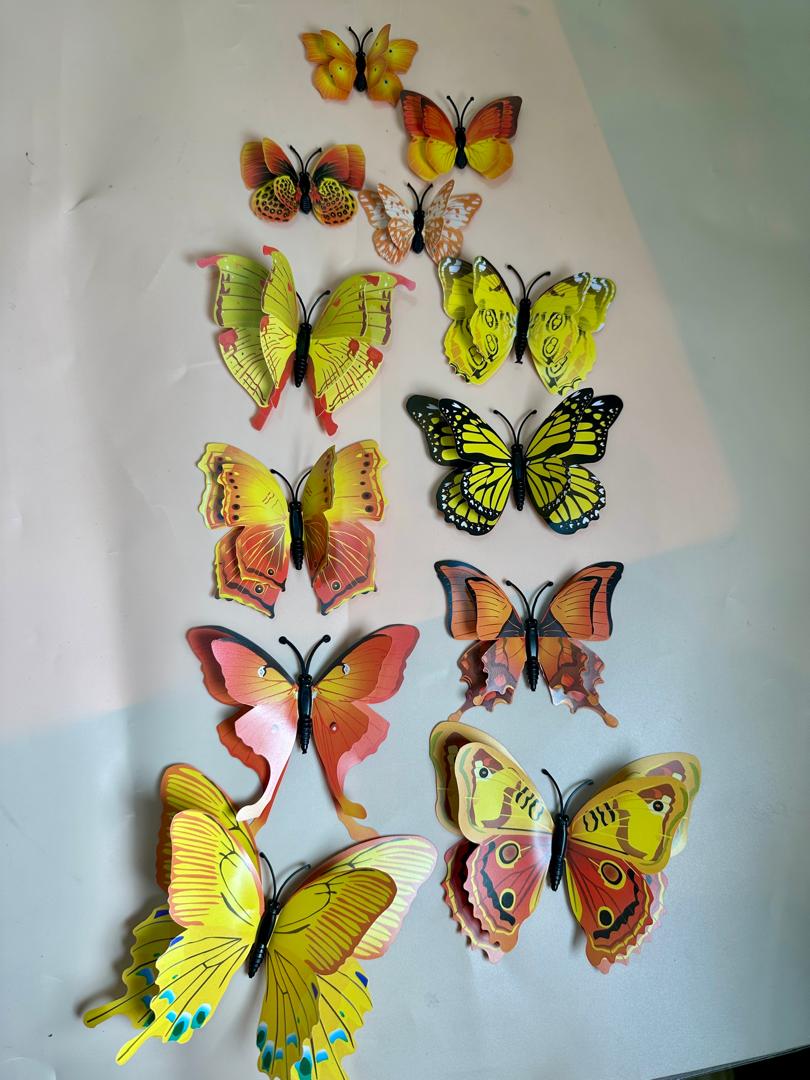 DOUBLE 3D MAGIC BUTTERFLY