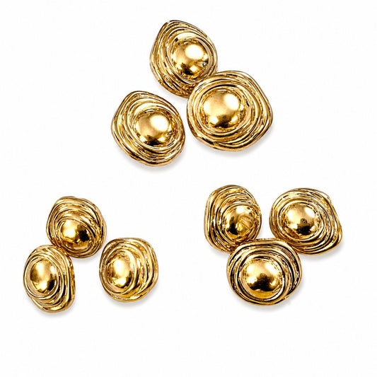 GOLD CHROME BUTTONS