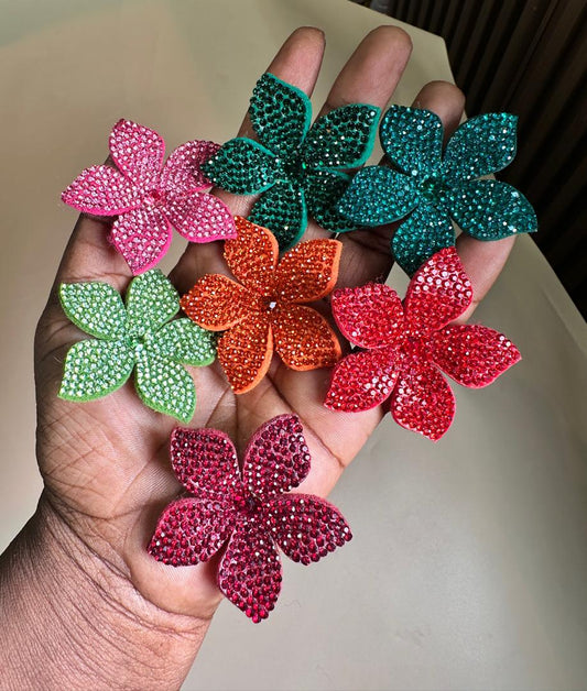 PETAL STAR RHINESTONE FLOWER