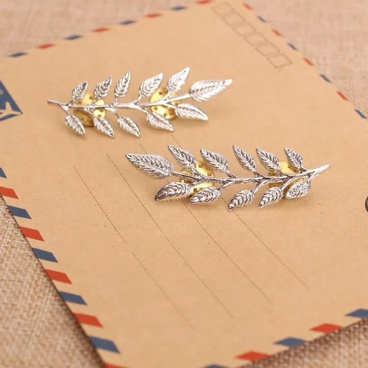 LEAF BROOCH PIN COLLAR BROOCH