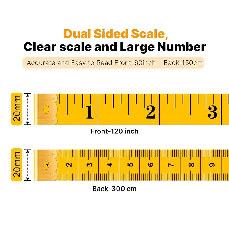 120 INCHES MEASURING TAPE 3 METERS