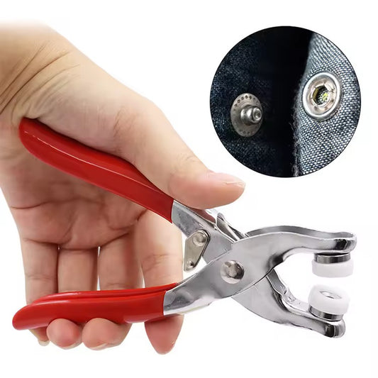 RED SNAP PLIER FOR METAL SNAP