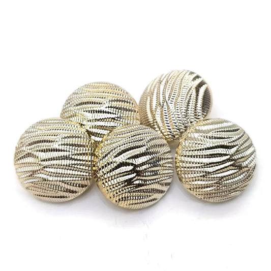 CRINKLE BUTTON GOLD