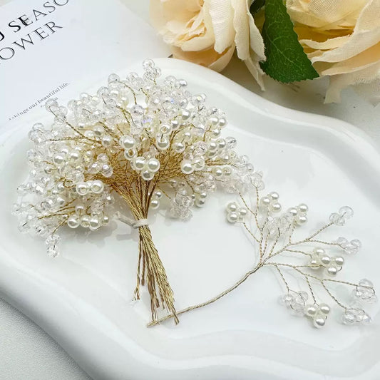 COPPER WIRE PEARL APPLIQUE