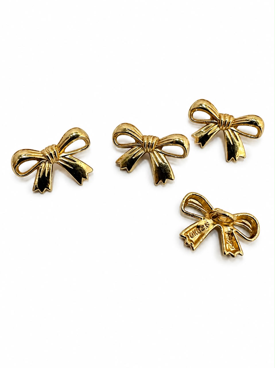 BOW METAL BUTTON