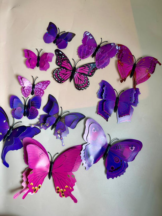 DOUBLE 3D MAGIC BUTTERFLY